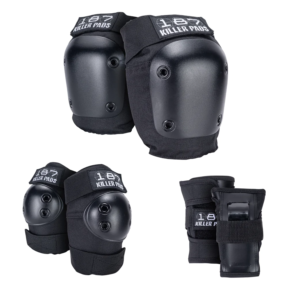 Set de Protecciones 187 Killer Pads Six Pack Black