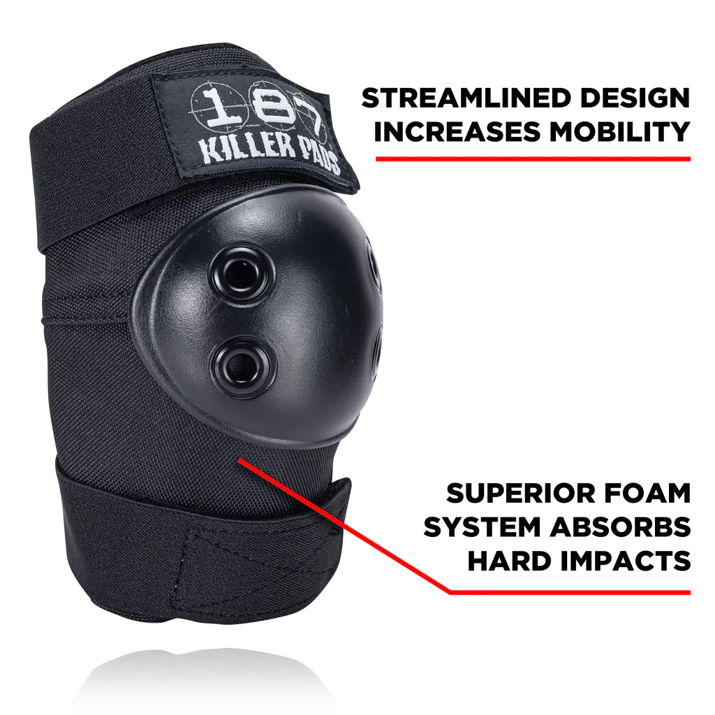 Set de Protecciones 187 Killer Pads Six Pack Black - Imagen 3