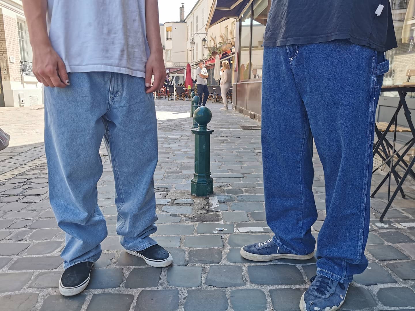 Pantalones NNSNS Big Foot Superbleached Denim - Imagen 3