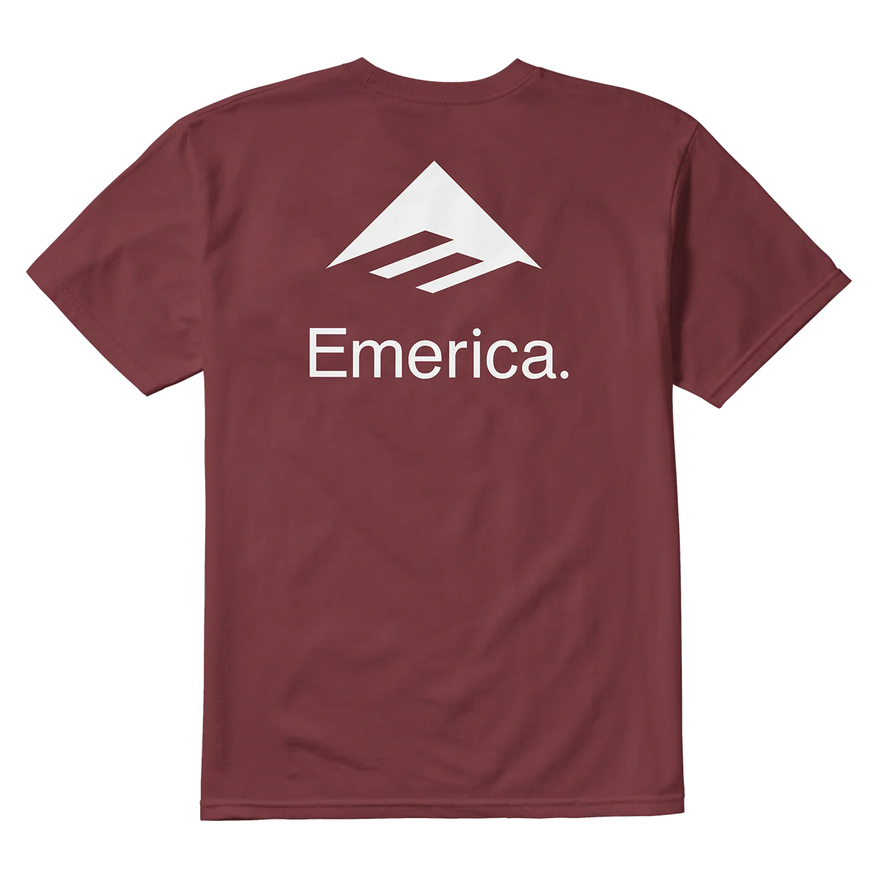 Camiseta Emerica Lockup Burgundy