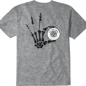 Camiseta Emerica 6Ft Above Skeleton Heather Grey