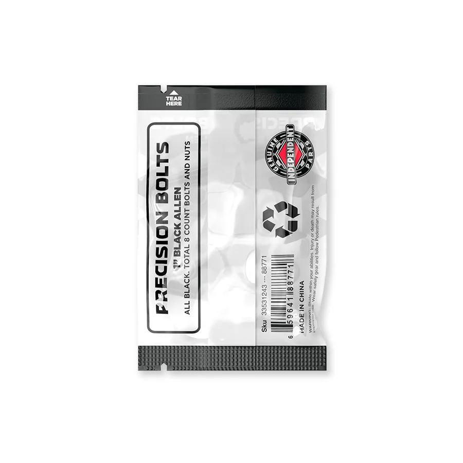 Tornillos Independent 1" Allen Black - Imagen 3