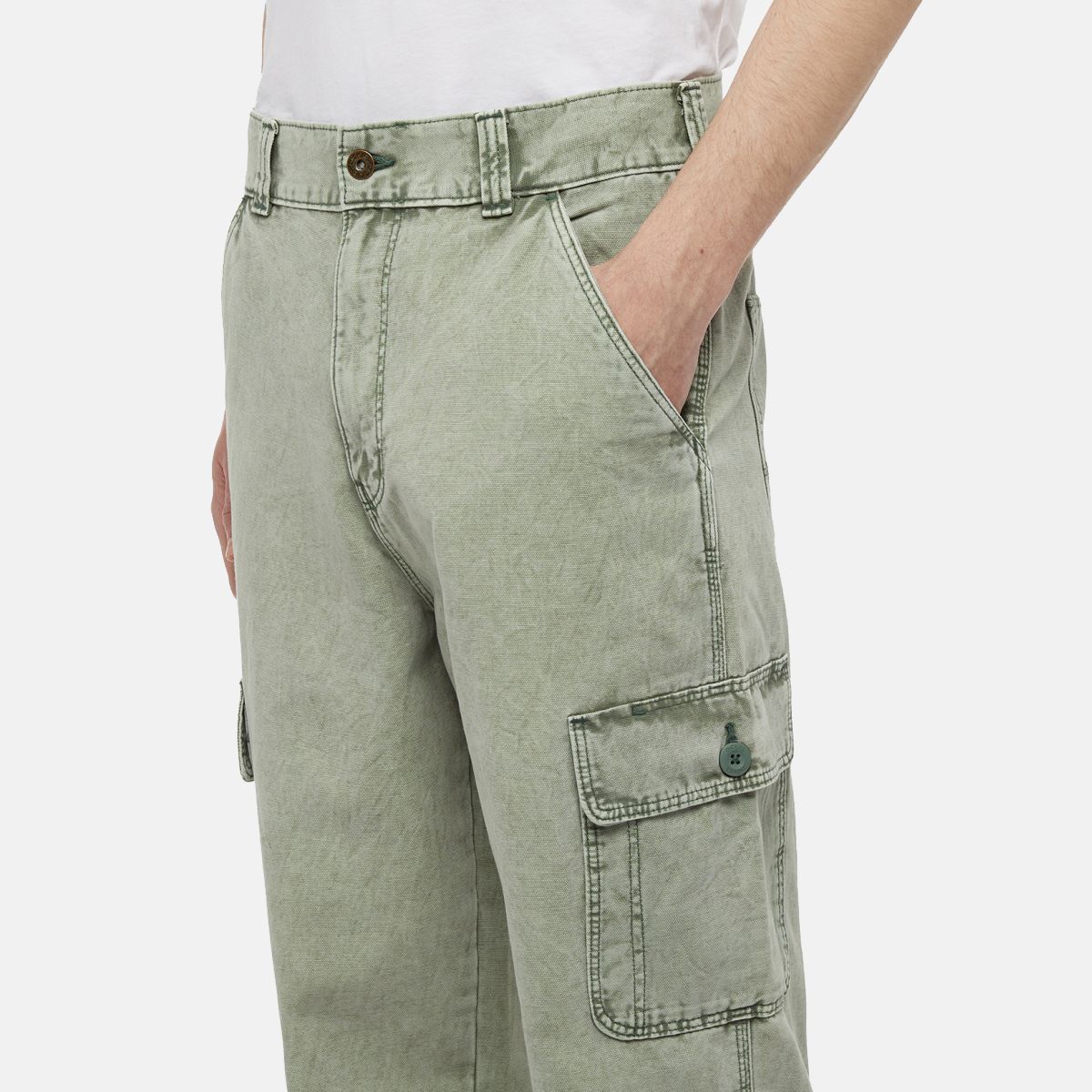 Pantalones Dickies Newington Dye Acid Green - Imagen 7