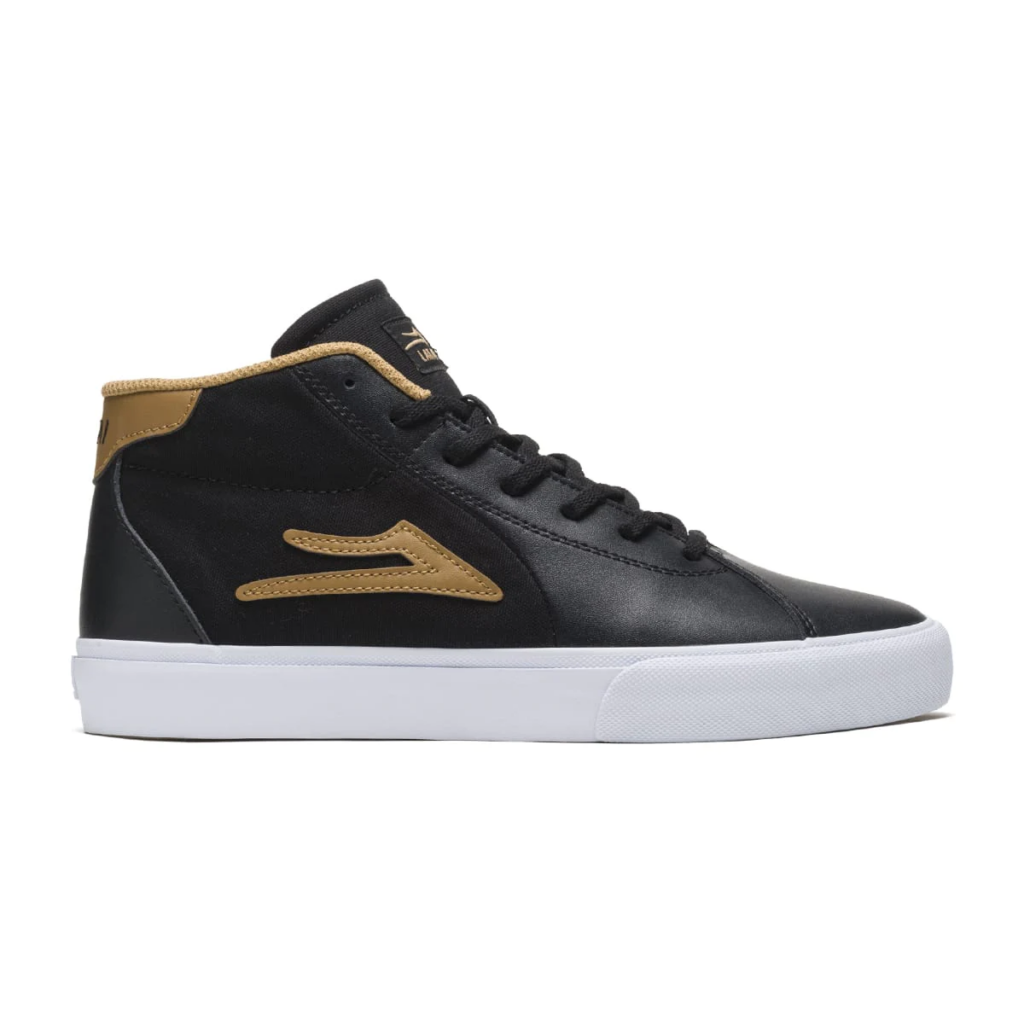 Zapatillas Lakai Flaco II Mid Black/Tobacco Leather - Imagen 3