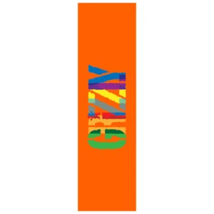 Lija Grizzly Overlay Stamp Orange