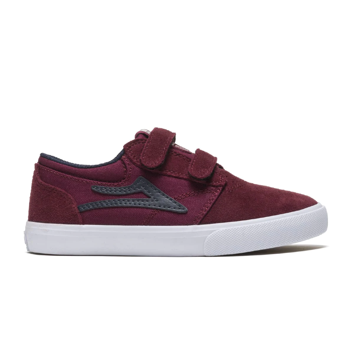 Zapatillas Lakai Griffin Kids Burgundy/Navy Suede - Imagen 3