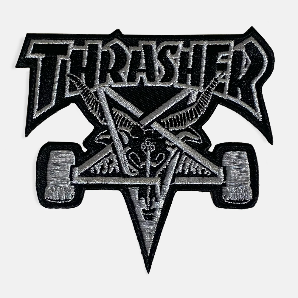 Parche Thrasher Skategoat Black
