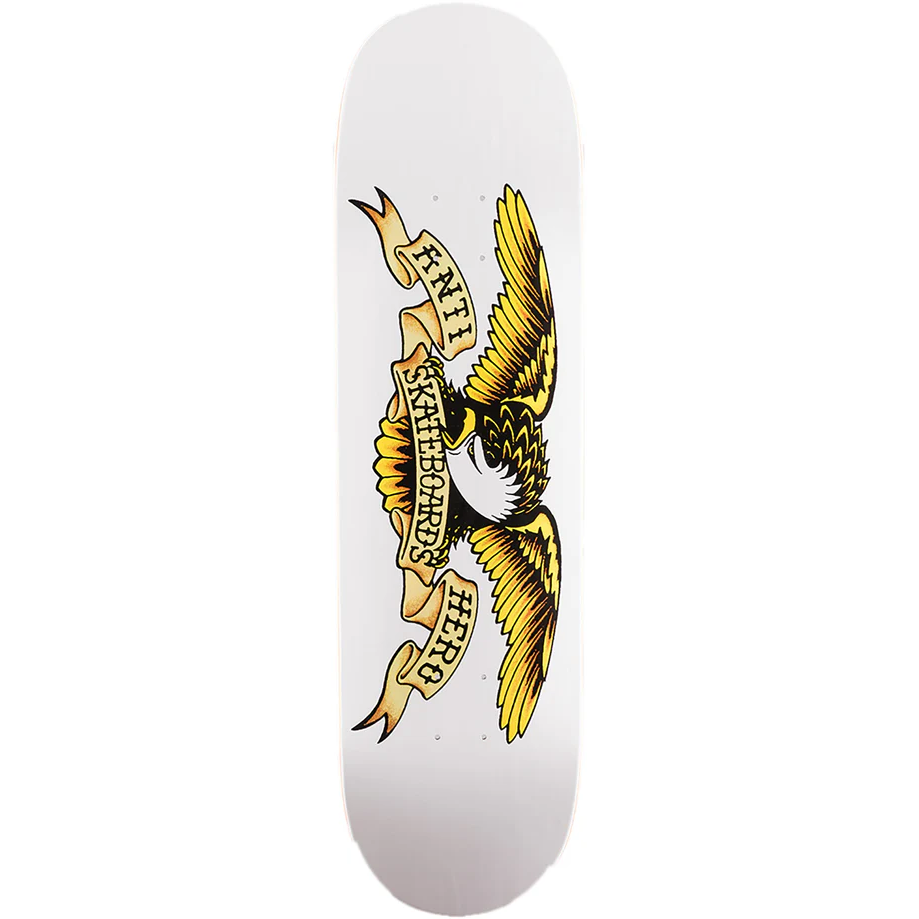 Tabla Antihero 8.75" Classic Eagle White