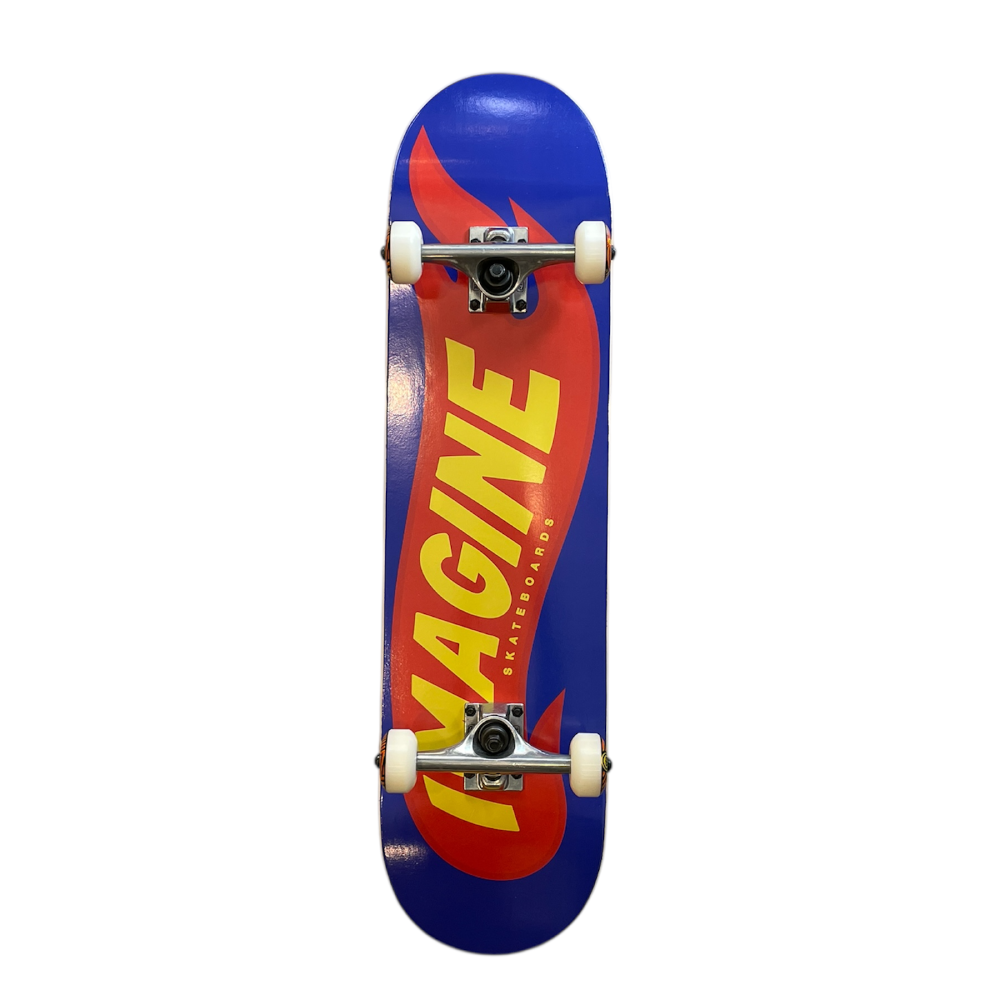 Monopatín Completo Imagine 8" Hot Blue/Red