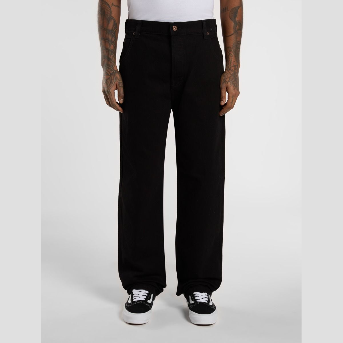 Pantalon Dickies Thomasville Rinsed Black - Imagen 4