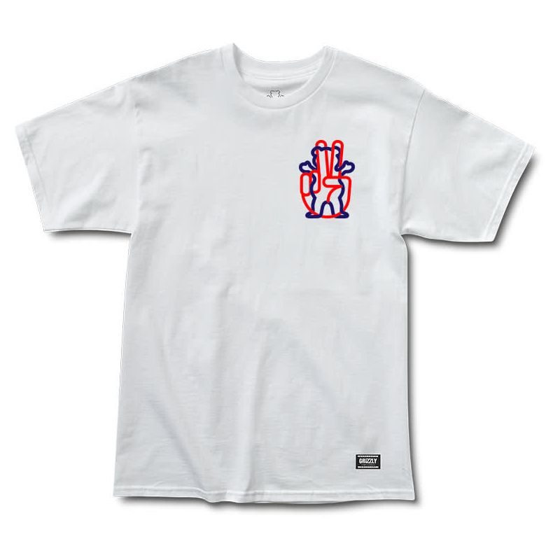 Camiseta Grizzly Peace Out White - Imagen 2