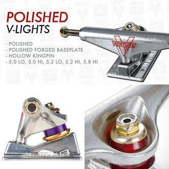 Ejes Venture V-Light Polished (PAREJA) - Imagen 7